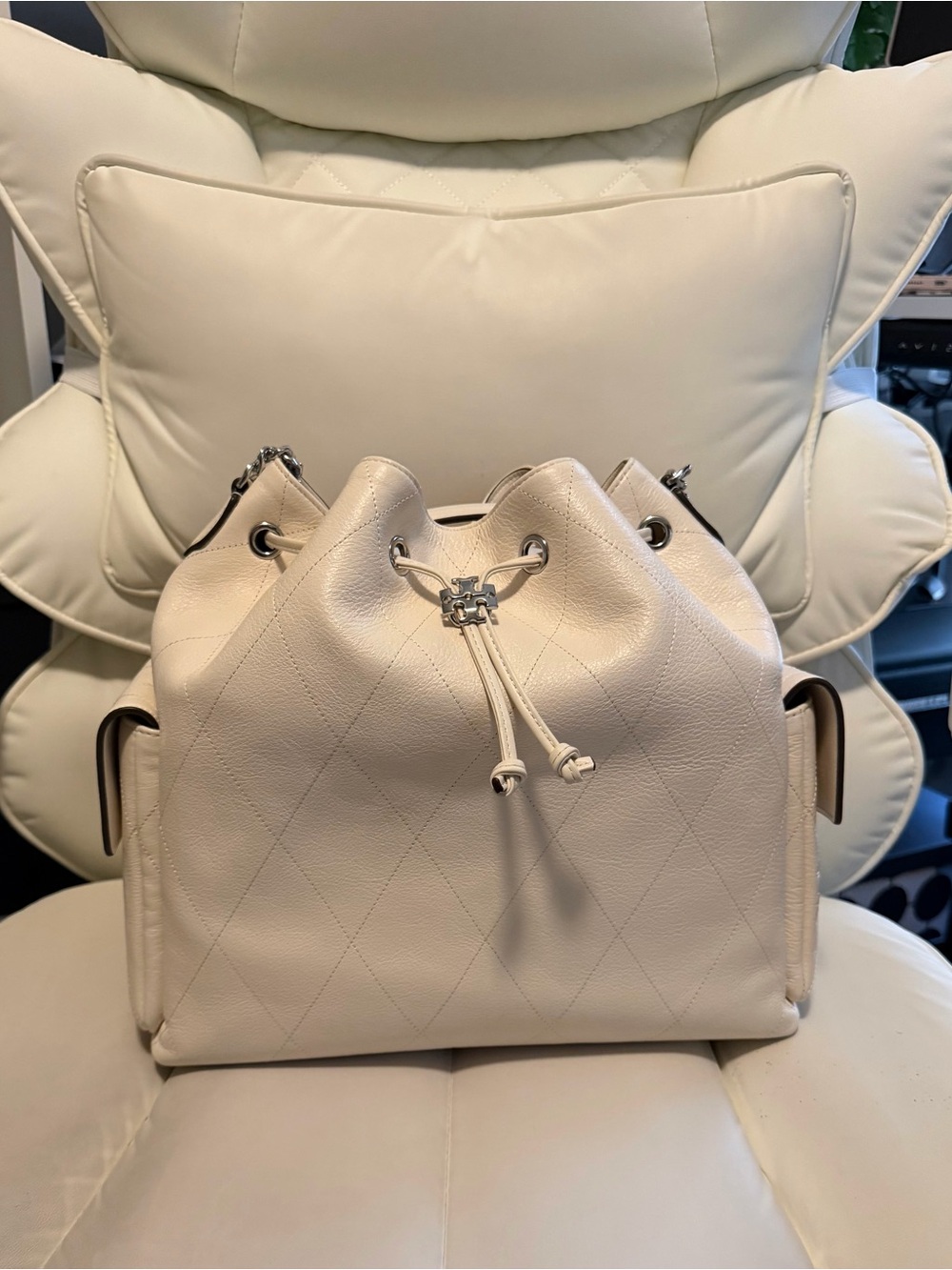 Tory Burch Large Charlie Drawstring